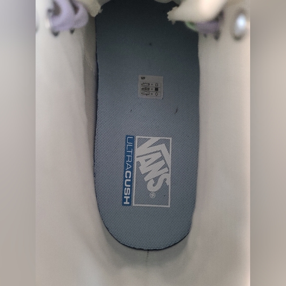 Vans Sentry WC Tan & Pastel Blue High Top Shoe - Picture 4 of 6